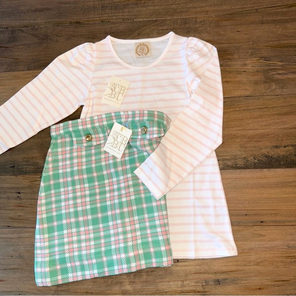 The Beaufort Bonnet Company- girls size 12. Shirt and Skirt new with tags